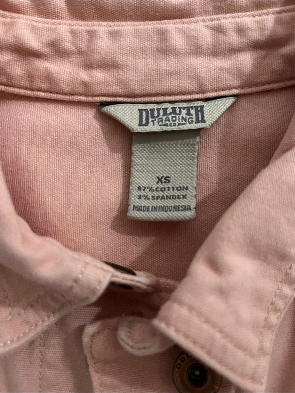 Duluth Trading Co Pink Women's Utility Jumpsuit coveralls xs like new - Picture 5 of 9